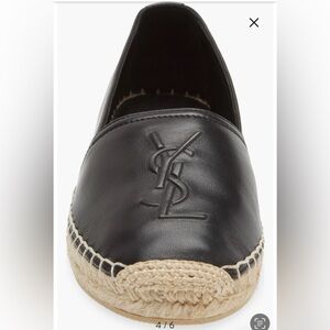 Saint Laurent Nero Monogram Espadrilles